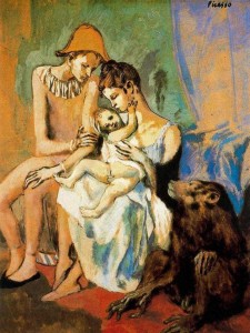 27- Picasso - Familia de Acróbatas con mono