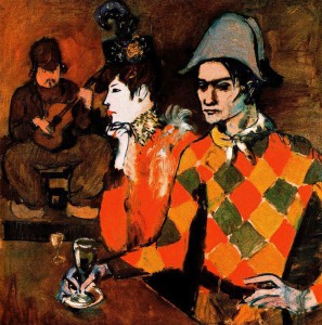 29.at-lapin-agile-harlequin-with-glass-1905